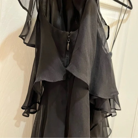 NWT HALSTON HERITAGE One Shoulder Mini Dress L - Picture 7 of 7